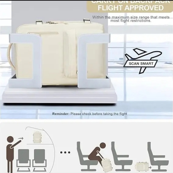 Travel Backpack ? Carry On with USB Charging Port Shoe Pouch TSA Approved